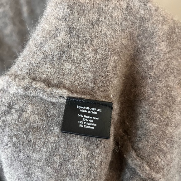 Jenni Kayne $425 Open Sweater Coat Wool Yak Cardigan Size S - Picture 6 of 12